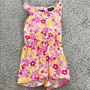 picapino toddler daisy retro floral romper